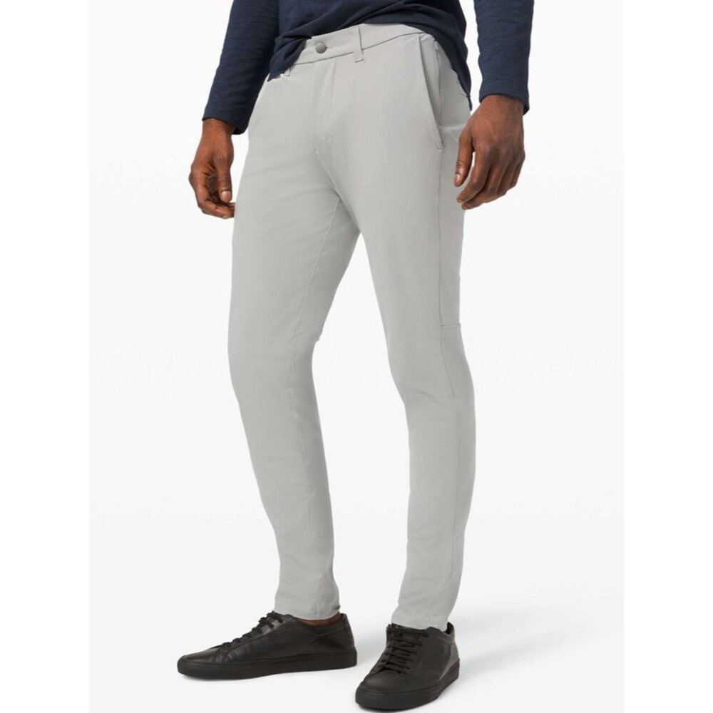 Lululemon Commission Pant Slim 34" Warpstreme Silver Drop